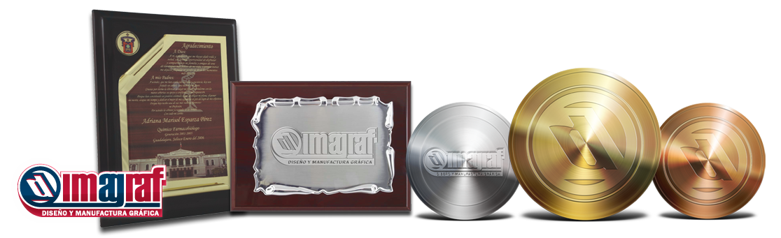 Fabricación de medallas y reconocimientos