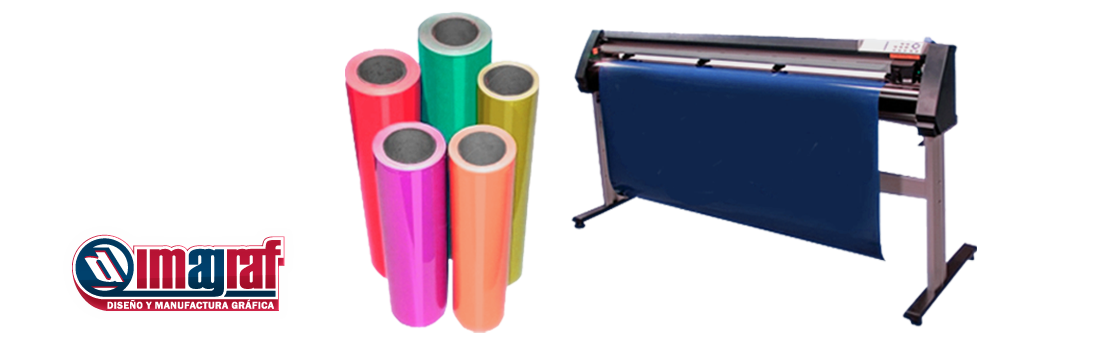 material y plotter para corte de vinil